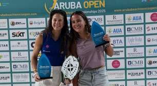 Paranaense Vitória Marchezini é bicampeã em Aruba ao lado de Chow