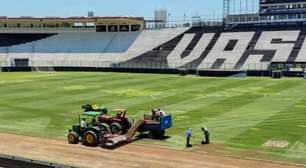 Novo gramado de São Januário deve ser inaugurado em Vasco x Internacional