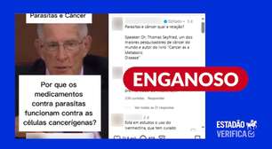 Médico americano engana ao dizer que remédios antiparasitários funcionam contra câncer