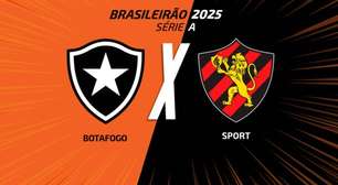 Botafogo x Sport: onde assistir, escalações e arbitragem
