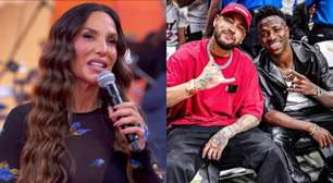 Ivete Sangalo surpreende com declaração sobre Neymar e Vini Jr. no Domingão: 'Faço questão de falar'