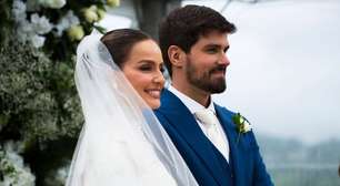 Ex-TV Globinho, Eric Surita se casa com psicóloga na presença dos pais; veja fotos