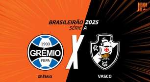 Grêmio x Vasco: onde assistir, escalações e arbitragem