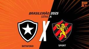Botafogo x Sport, AO VIVO, com a Voz do Esporte, às 19h