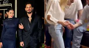 Zé Felipe é detonado após ser flagrado acariciando a mão de loira misteriosa