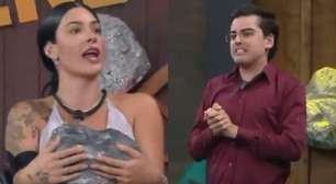 'A Fazenda 17': Aos berros, Dudu desmascara Rayane sem dó: 'Golpe'