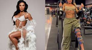 Gracyanne Barbosa responde a comentários sobre cicatriz na perna: "Zero preocupação"