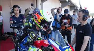 Diogo Moreira faz sua primeira aparição como piloto da MotoGP