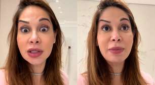Maíra Cardi fica com sobrancelha torta após procedimento estético dar errado: 'Pareço um meme'