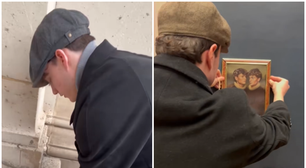 Influenciadores fazem pegadinha e colocam pintura no Louvre sem serem vistos pela segurança; veja vídeo