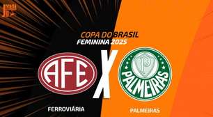 Ferroviária x Palmeiras, AO VIVO, com a Voz do Esporte, às 14h