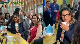 Janja reclama de 'chafé' durante degustação na COP30 e brinca: 'Só faltou adoçante'
