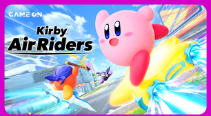 Kirby Air Riders surpreende com corrida, água e caos no Switch 2