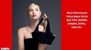 Top model cria peça única que vira de chapéu a bolsa e vestido