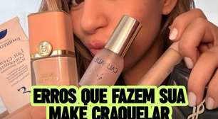 Erros que fazem sua make craquelar