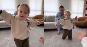 Virginia mostra os primeiros passos de José Leonardo