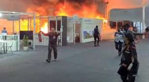 Incêndio suspende temporariamente atividades da COP30