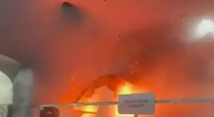 Incêndio afeta Pavilhões dos Países na COP30, em Belém