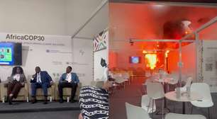 Vídeo mostra momento que pavilhão começa a pegar fogo na COP30