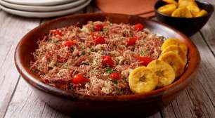 Aprenda uma receita rápida de Paçoca Nordestina de Carne Seca e Banana da Terra