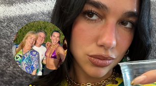 Banho de mar, passeio de barco, foto com Eva: tudo o que rolou na visita de Dua Lipa à mansão de Angélica e Luciano Huck antes do show no Rio!