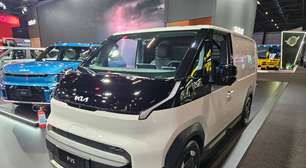 Kia PV5 exposta no Salão do Automóvel é eleita Van Internacional do Ano