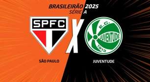 São Paulo x Juventude, AO VIVO, com a Voz do Esporte, às 14h30
