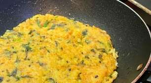 Bolinho de arroz de frigideira: sem farinha, saudável