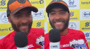 Campeão do QS da WSL em Guarapari, Jadson André celebra: 'Se me inscrevo, é para ganhar'