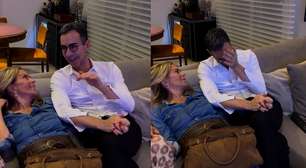 César Tralli se emociona ao lembrar da mãe em conversa com Helô Pinheiro