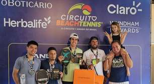 Definidos os campeões da temporada do Circuito Beach Tennis