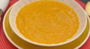 Sopa de abóbora super prática: prearada na airfryer