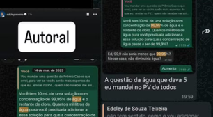 'Pode marcar sem medo de ser feliz': mensagens de estudante mostram mais duas questões do Enem antecipadas, diz TV