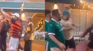 Torcedores de Flamengo e Palmeiras se envolvem em confusão em Lima, no Peru