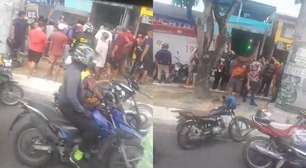 Grave acidente envolvendo duas motocicletas deixa vítimas e colisão assusta pedestres