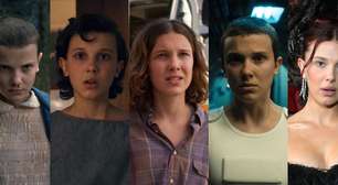 Millie Bobby Brown antes e depois: 9 anos separam estreia da atriz em 'Stranger Things' e mudanças em seu visual até a quinta temporada. Veja 35 fotos!
