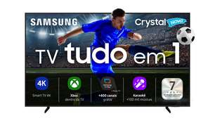 Smart TV 4K tem 400 canais gratuitos, videogame e Karaokê