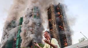 Incêndio em prédios residenciais de Hong Kong deixa ao menos 13 mortos