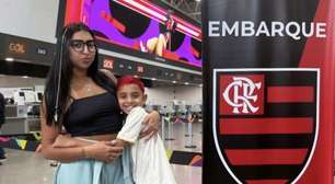 Cria de Xerém celebra ida do filho a Lima para torcer pelo Flamengo na Libertadores