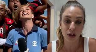 Repórter se pronuncia após ter cabelo puxado por torcedores do Flamengo: 'Foi uma agressão'