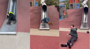 Escorregador viral de Boston vira atração turística e desafia adultos com descidas assustadoras