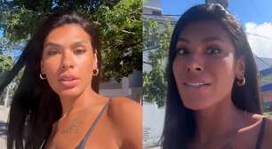 Policial chama Pocah de 'baranga' e cantora grava reação: 'Rindo de nervoso'