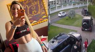 Deolane Bezerra se enfurece e confronta meninos que a xingaram na porta de casa