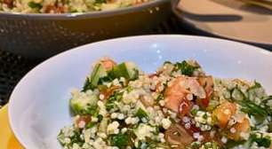 Tabule sem trigo, de quinoa: leve e saboroso