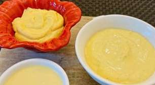 Maionese caseira: 3 opções, sendo 2 delas com ovos cozidos