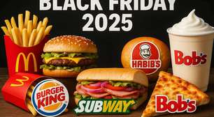Só na Black Friday: Descontos imperdíveis e ofertas exclusivas no McDonald's, Burger King, Subway, Habib's e Bob's