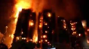 Time-lapse mostra evolução do incêndio em prédios que deixou mais de 100 mortos em Hong Kong