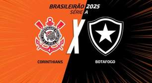 Corinthians x Botafogo: onde assistir, escalações e arbitragem