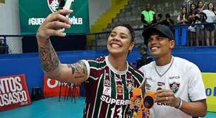 Thiago Silva comemora grande vitória do vôlei do Fluminense