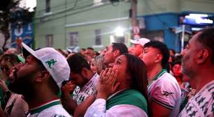 Da festa à decepção: veja o desespero da torcida do Palmeiras no entorno do Allianz Parque